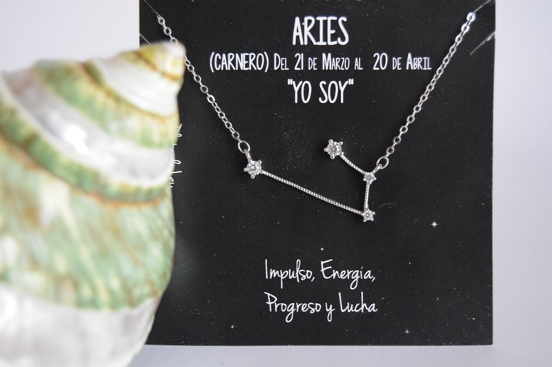 Colgante de Plata Constelación Aries