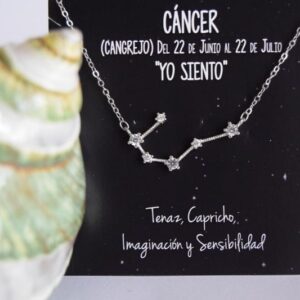 Colgante de Plata Constelación Cáncer