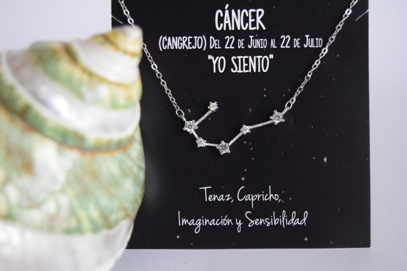 Colgante de Plata Constelación Cáncer