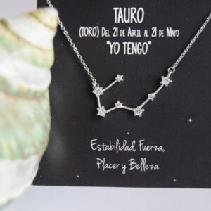 Colgante de Plata Constelación Tauro