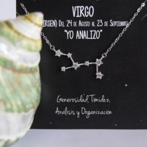 Colgante de Plata Constelación Virgo