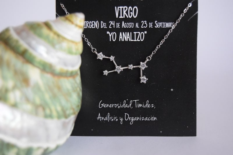 Colgante de Plata Constelación Virgo