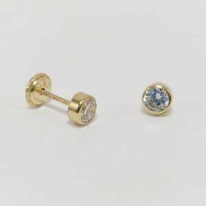 Pendientes Oro Amarillo 4mm