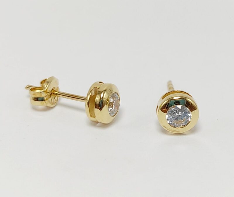 Pendientes Oro Amarillo 5 mm