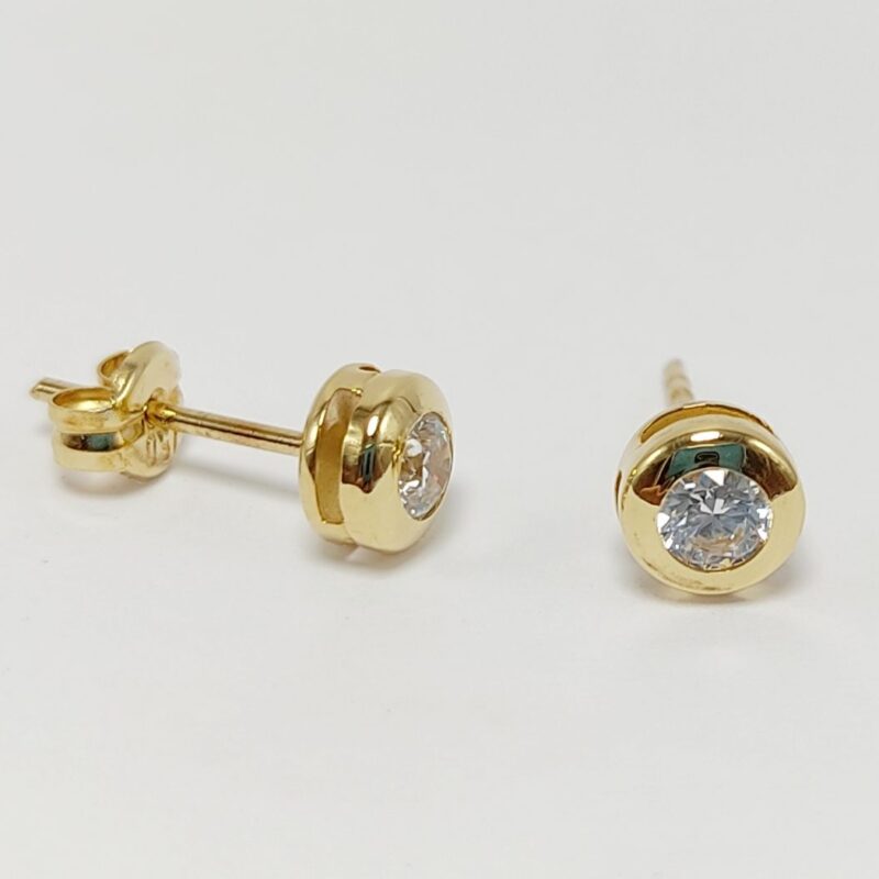 Pendientes Oro Amarillo 5 mm