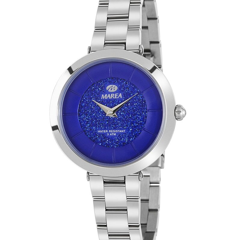 Reloj Marea Metálico esfera Azul