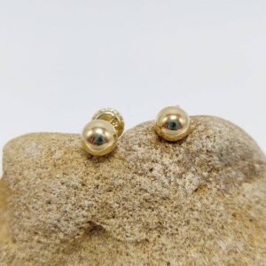 Pendientes Oro Amarillo Bola 5 mm