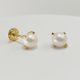 Pendientes Oro Amarillo Perla 5 mm
