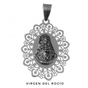 Medalla Plata Virgen del Rocío Calada