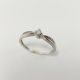 Anillo de Compromiso Oro Blanco y Diamante