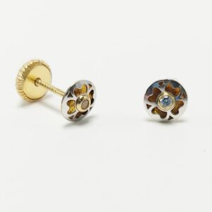 Pendientes de Oro Trebol