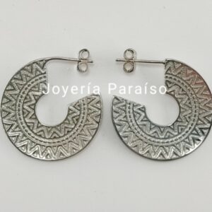 Pendientes Plata Azteca