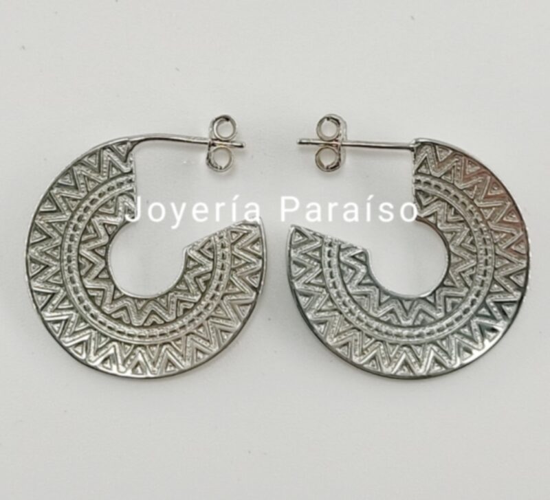 Pendientes Plata Azteca