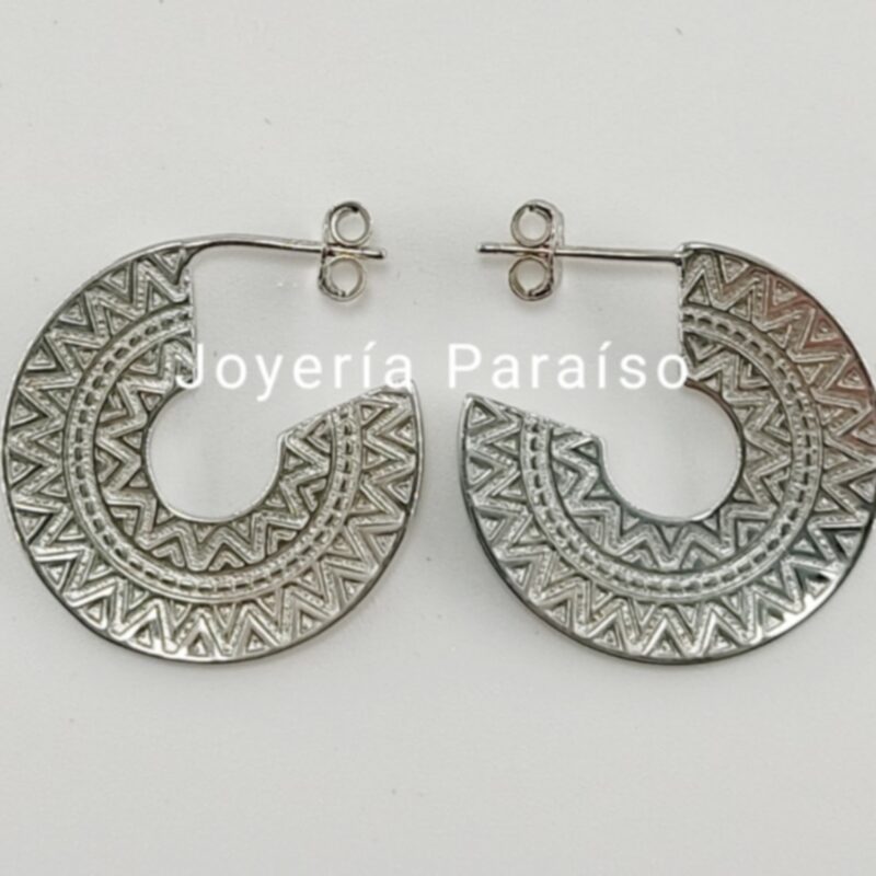 Pendientes Plata Azteca