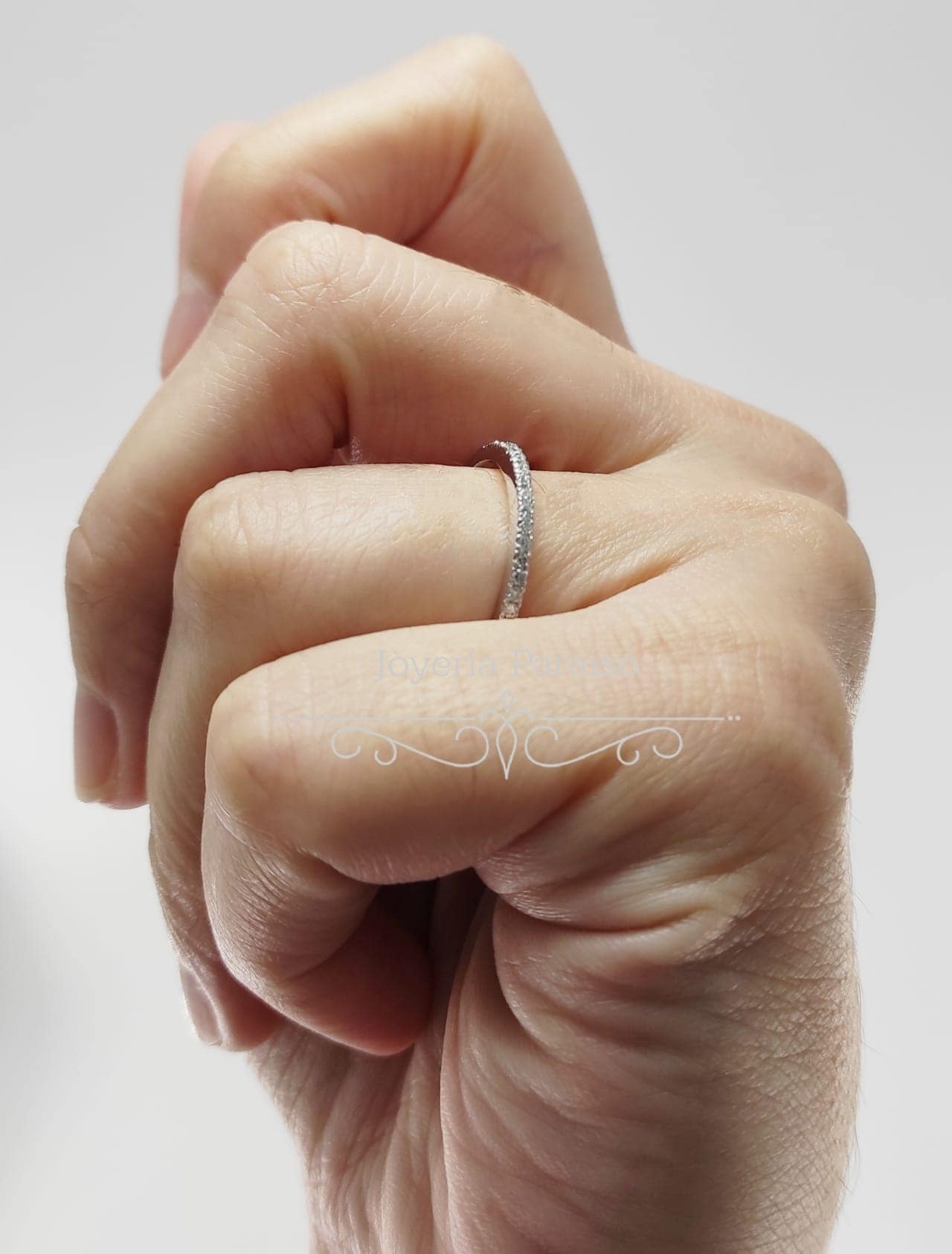 oro pista dignidad Anillo Compromiso Carril Diamantes » Joyería Relojería Paraíso