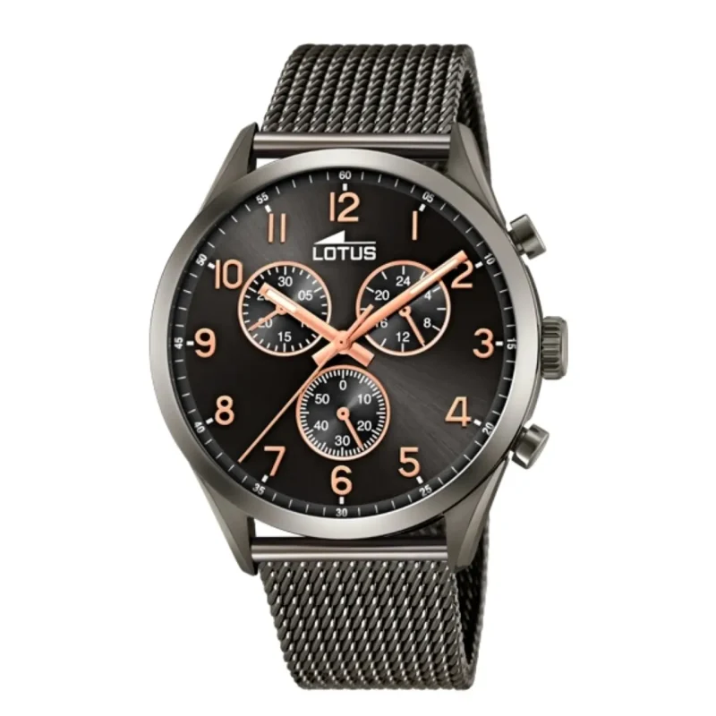 reloj malla milanesa negro