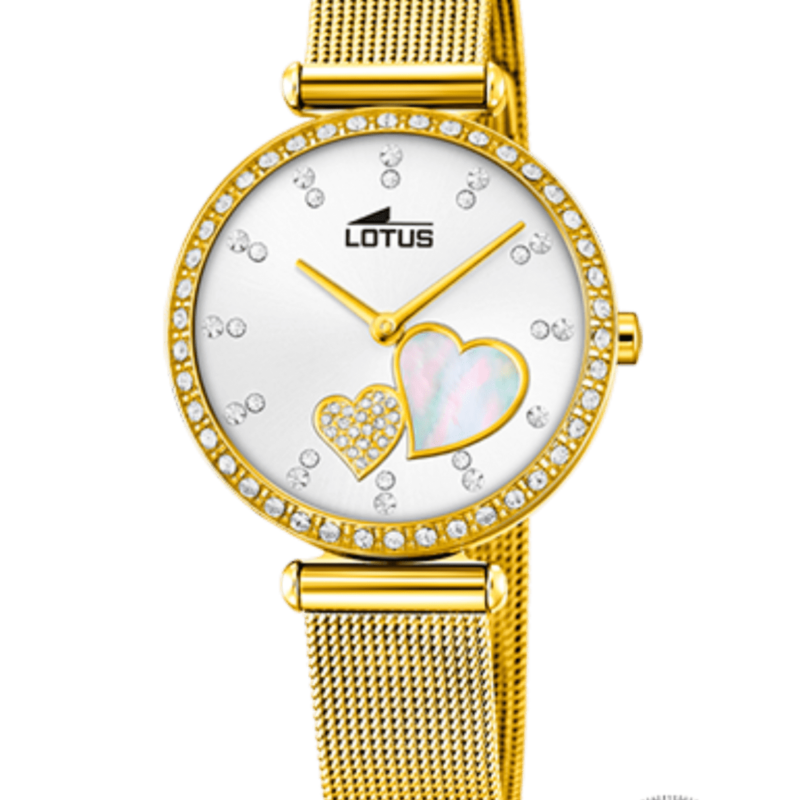 Reloj Lotus Mujer Corazones