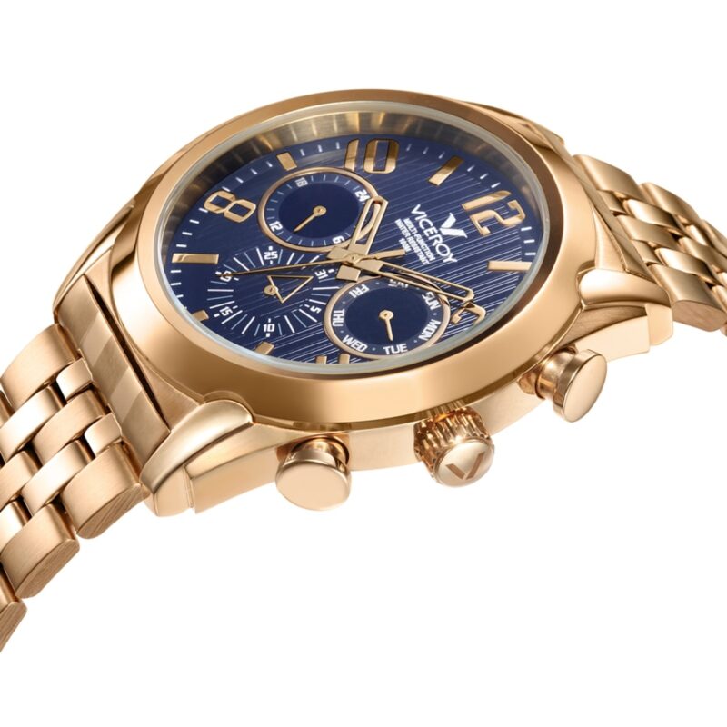 Reloj Viceroy Dorado Esfera Azul