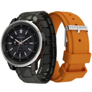 Reloj Negro Viceroy Smart Pro Negro Eslabones y correa Naranja