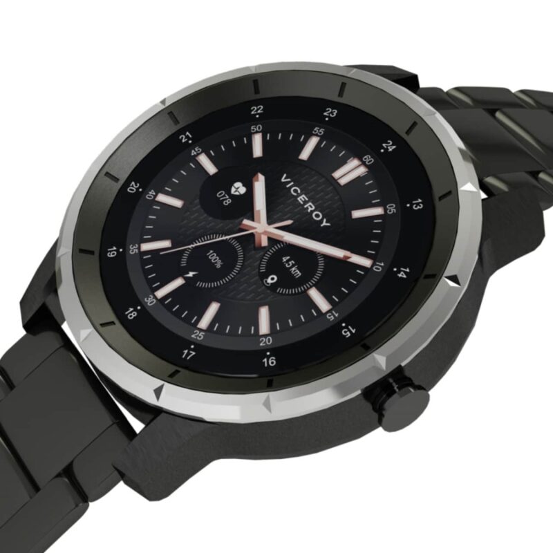 Reloj Negro Viceroy Smart Pro Negro Eslabones