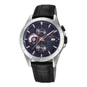 Reloj Festina Correa Piel Negra