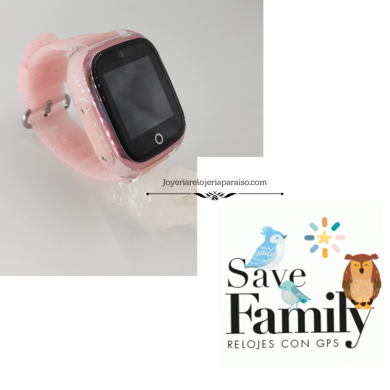 Reloj con GPS Save Family Negro » Joyería Relojería Paraíso