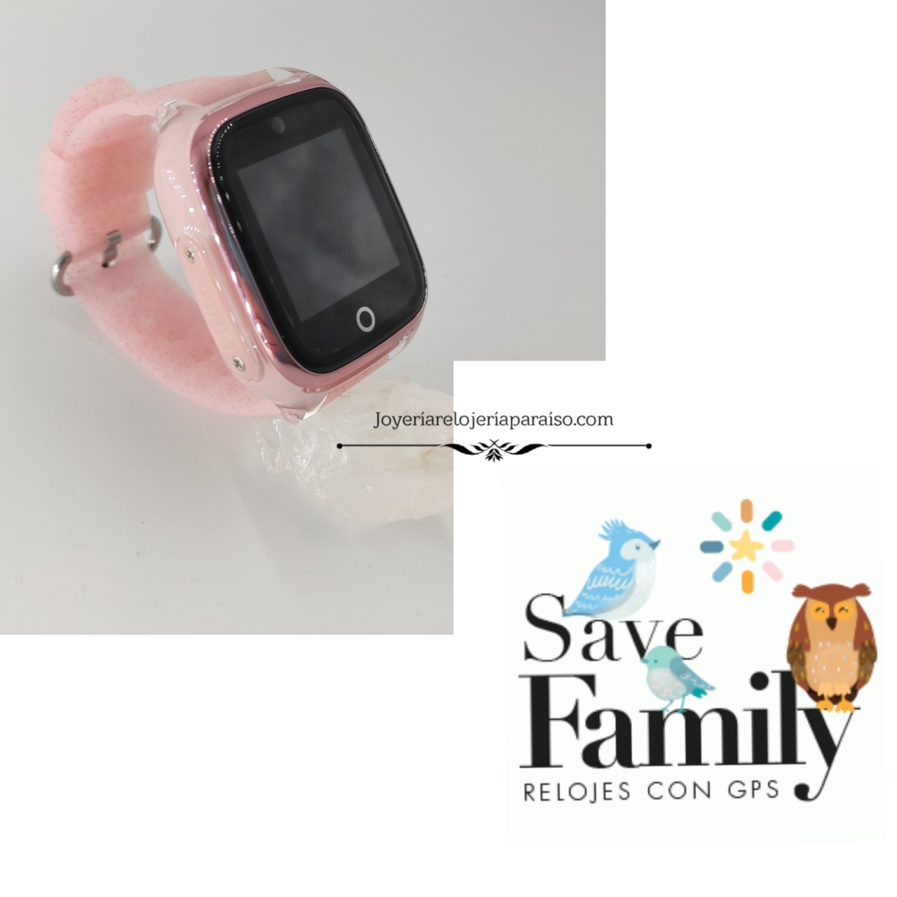 Reloj con GPS Save Family Rosa » Joyería Relojería Paraíso