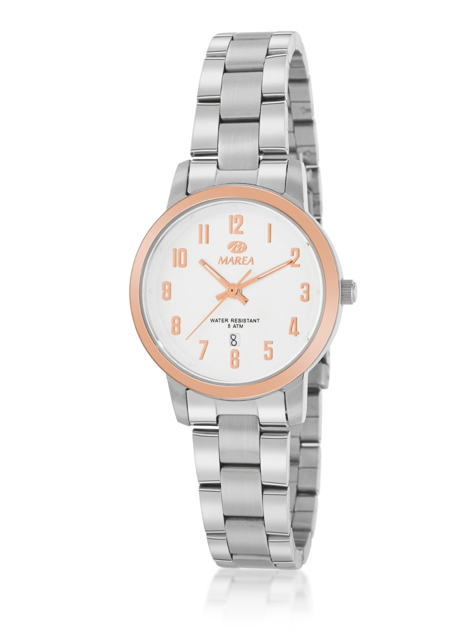 Reloj Marea Mujer Acero Esfera Blanca - Rose Gold » Joyería Relojería  Paraíso