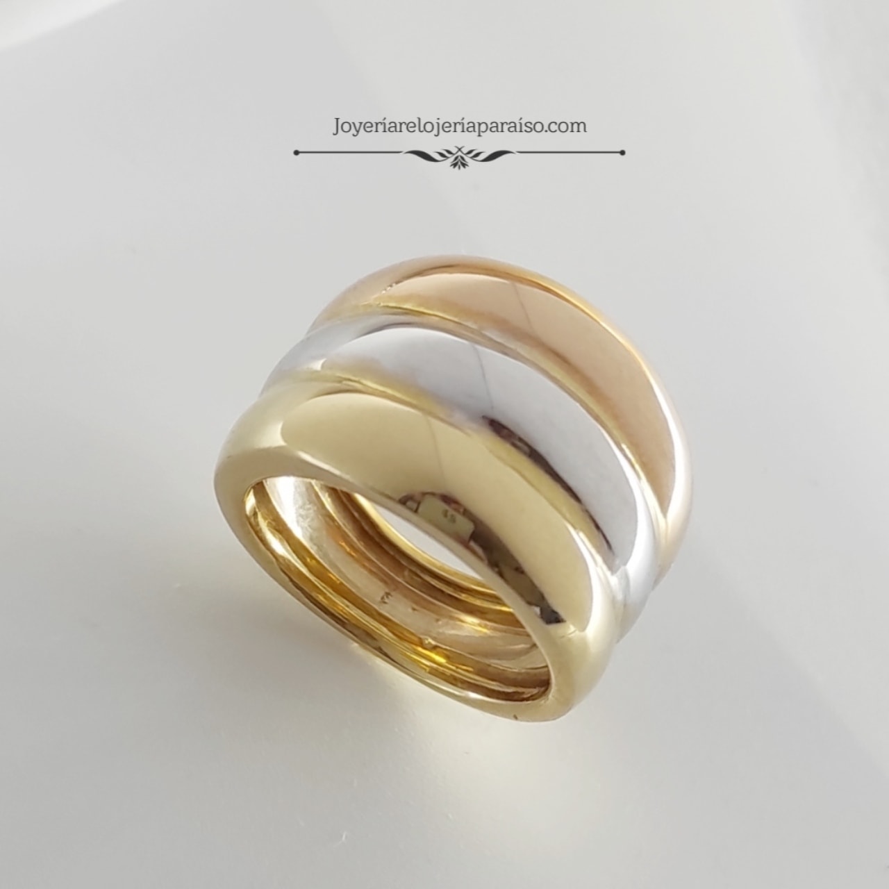 Anillo de Oro 3 Colores » Joyería Relojería Paraíso