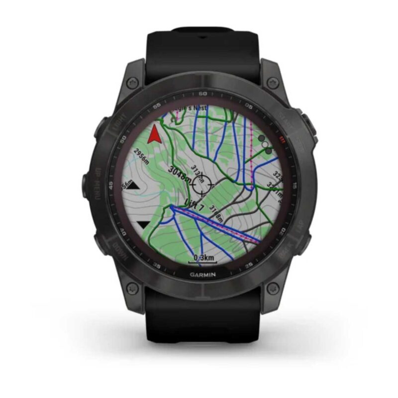 Reloj deportivo  Garmin Fenix 6X Pro, Negro, GPS, Sensores ABC,  Aplicaciones deportivas