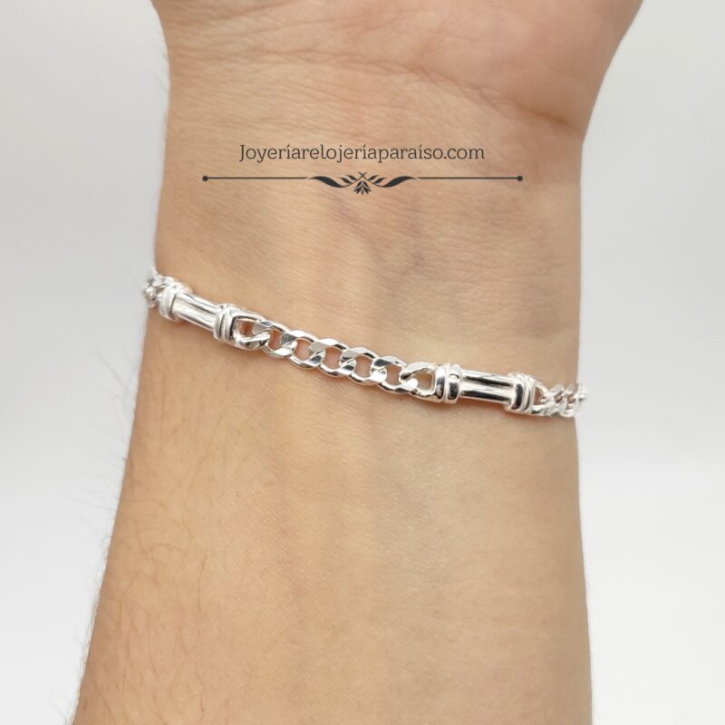 Pulseras de Plata - Pulseras de Plata Mujer » Joyería Relojería Paraíso